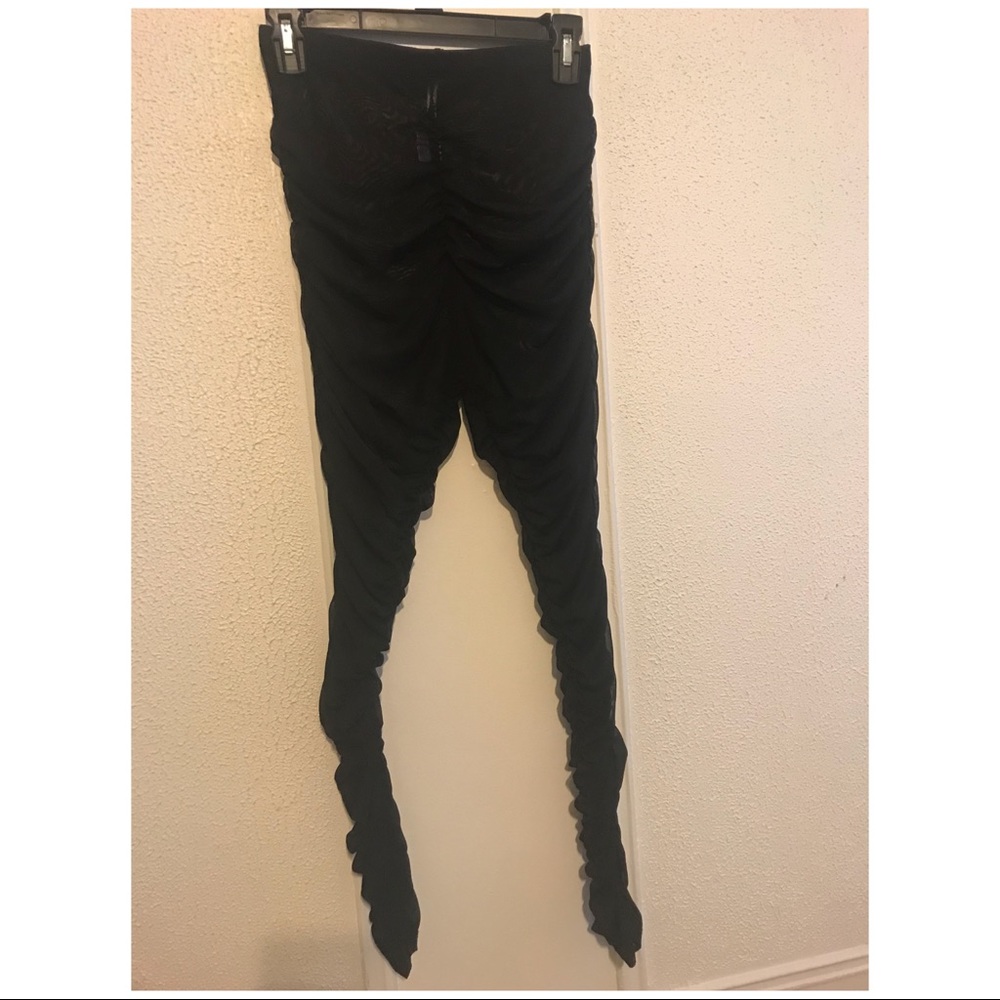 Sheer Mesh Cringes Soft Fitted Bodycon pants